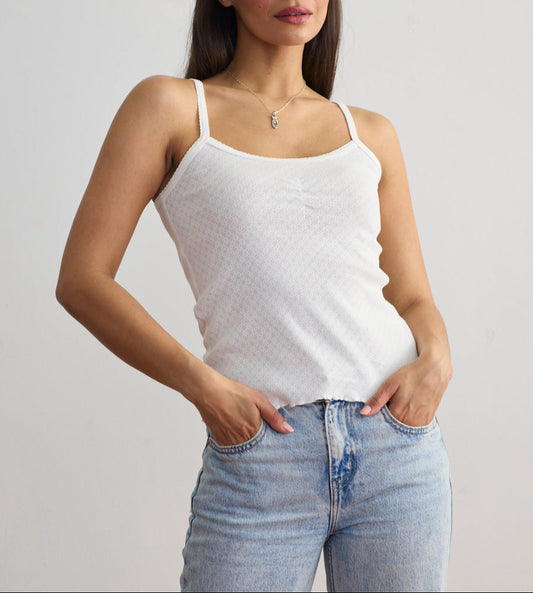 Margaret O'Leary Pointelle Camisole
