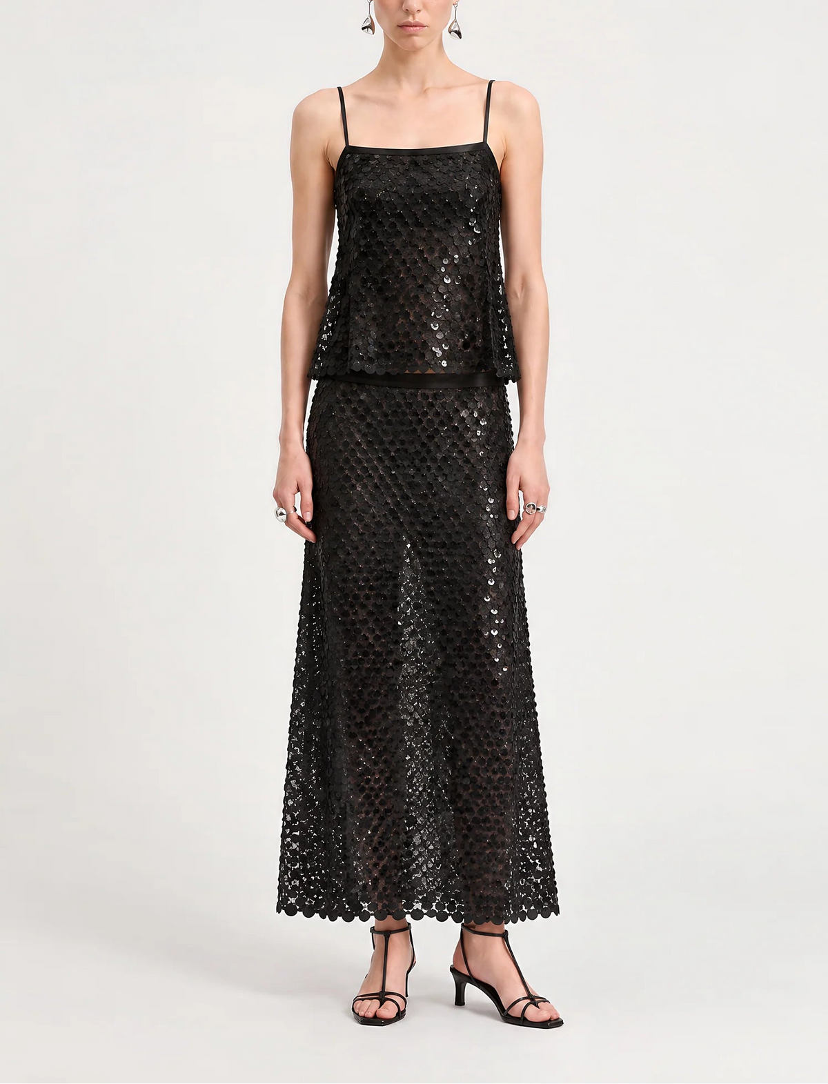Saint Art Ivy Pearlized Sequin Skirt