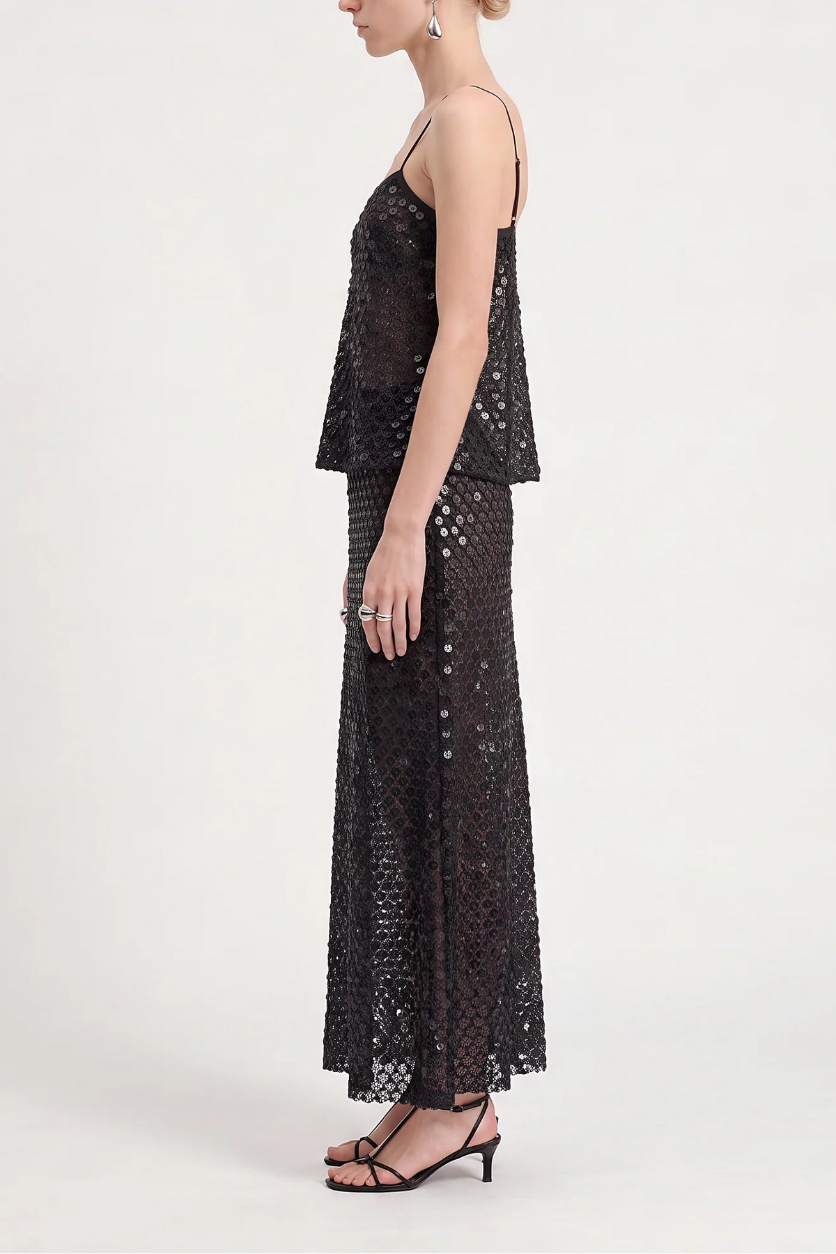 Saint Art Ivy Pearlized Sequin Skirt