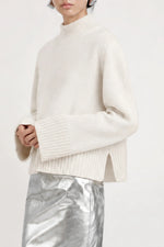 Saint Art Hadley Cashmere Blend Funnel Neck Sweater