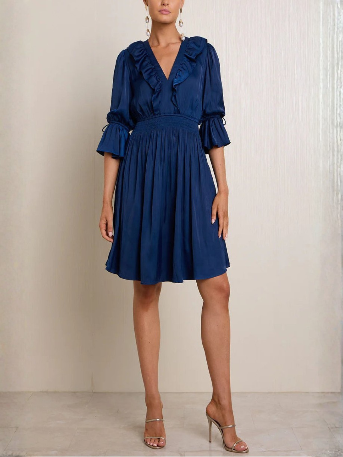 Hale Bob Tara Charmeuse Mini Dress_63RP640S
