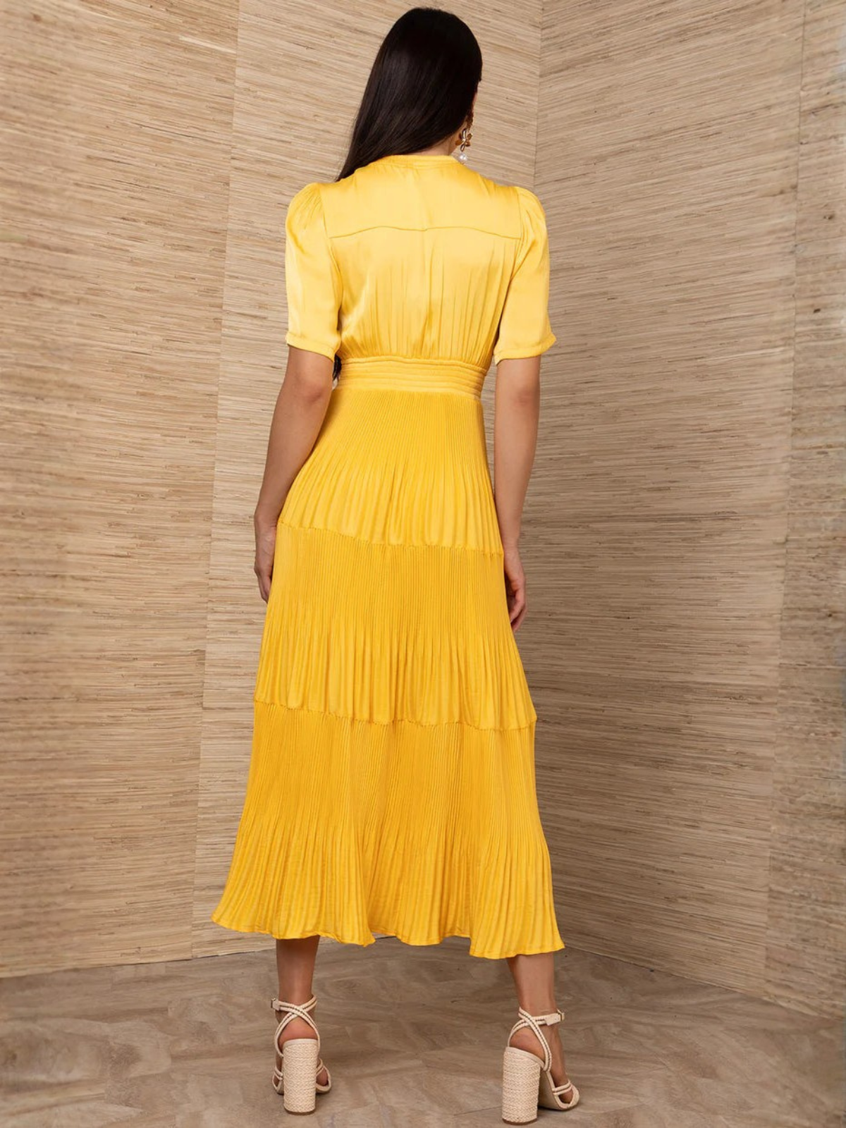 hale bob dress Meridian Chiffon Maxi Pink / XS go silhouette that still looks thoughtfully styled Cyrilla Linen Organza Maxi Dress