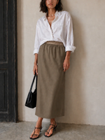 Hartford Jima Woven Skirt_BFJC608