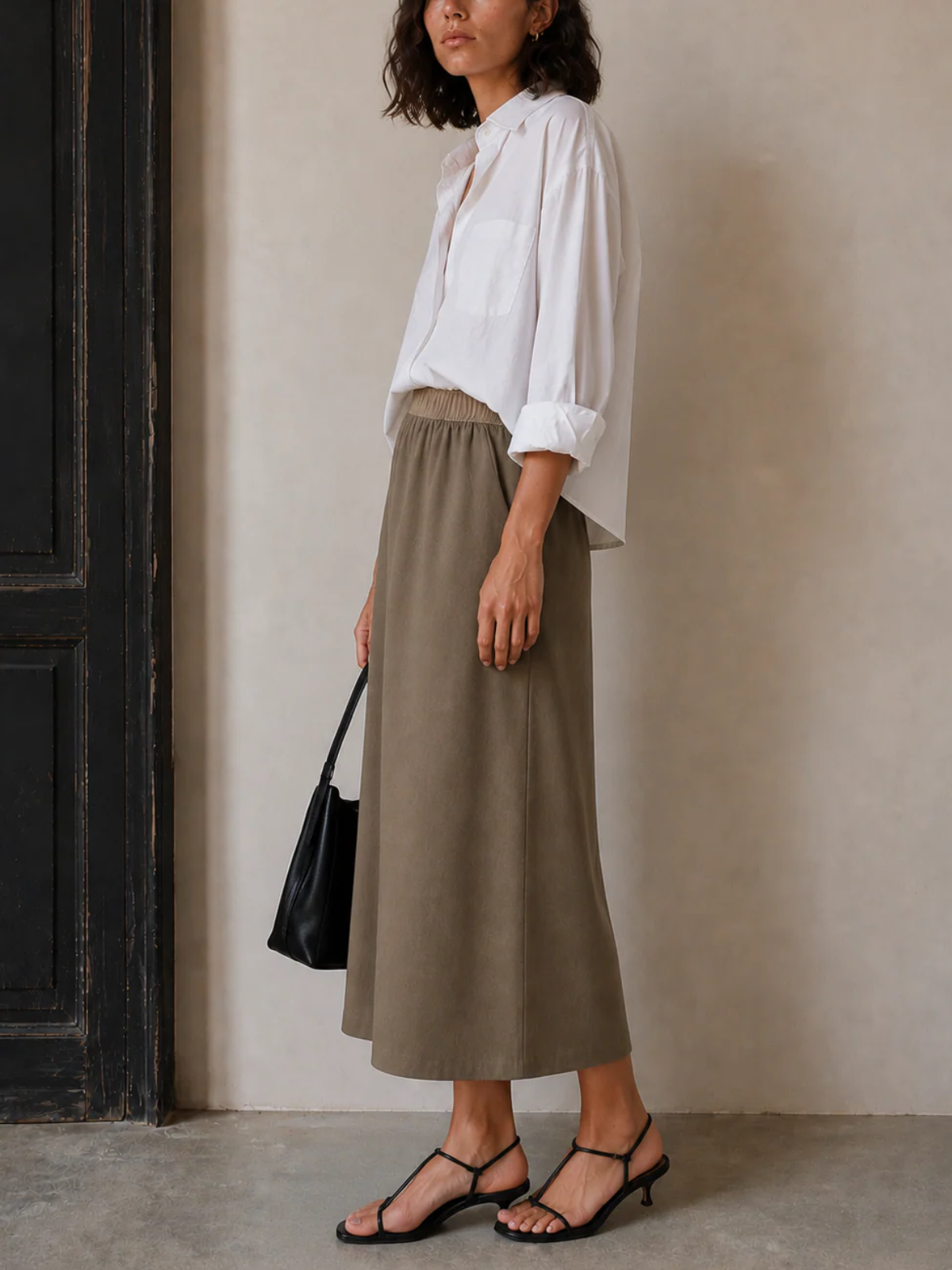 Hartford Jima Woven Skirt_BFJC608