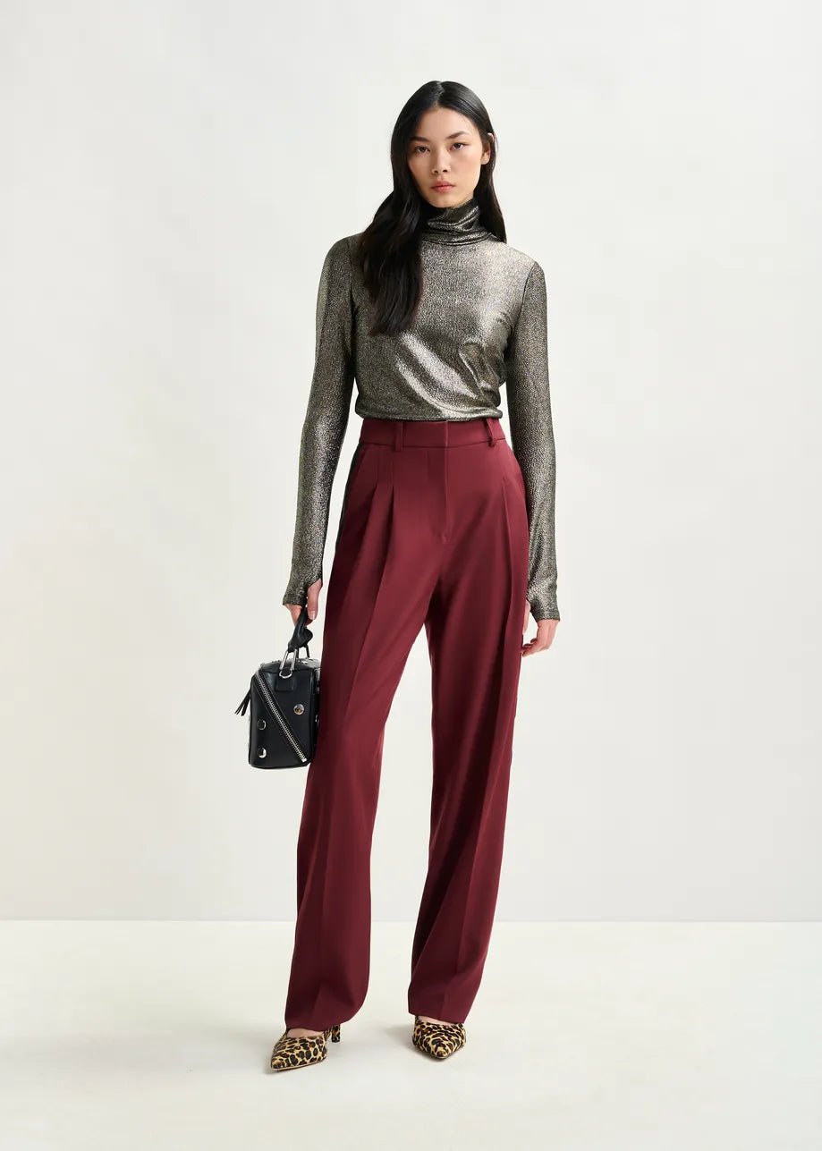 Essentiel Llevate Jersey Turtleneck Top