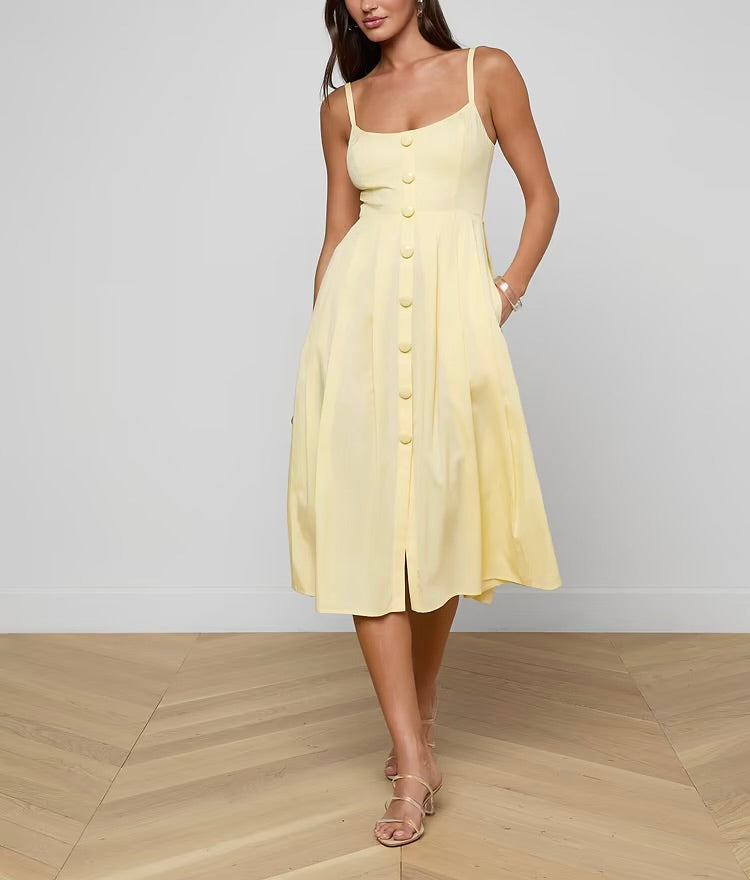 L'agence TS Reanne Midi Dress