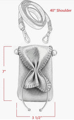 Carlos Falchi Cell Phone Butterfly Bag