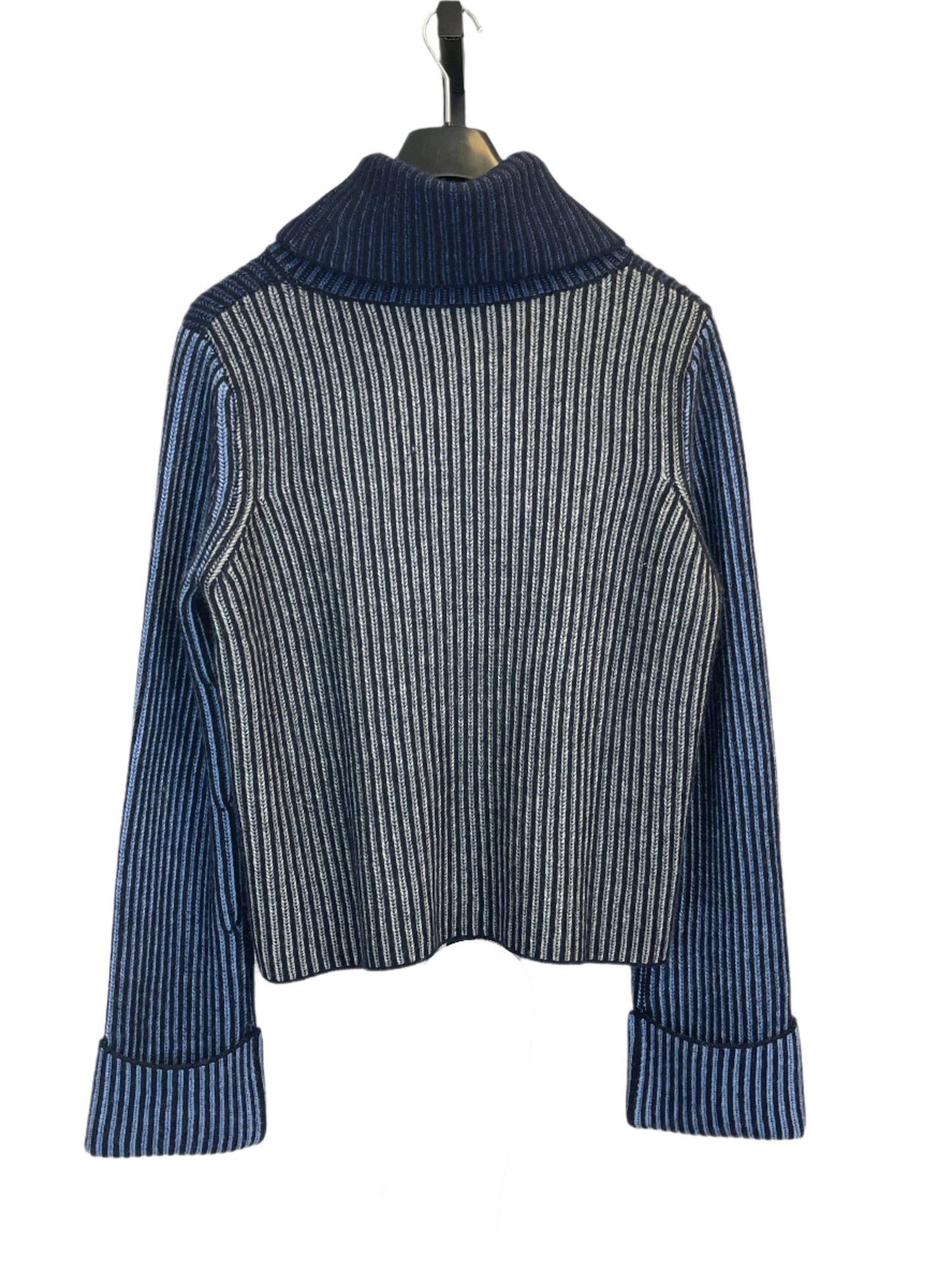 Autumn Cashmere Color Block Cuffed Turtleneck