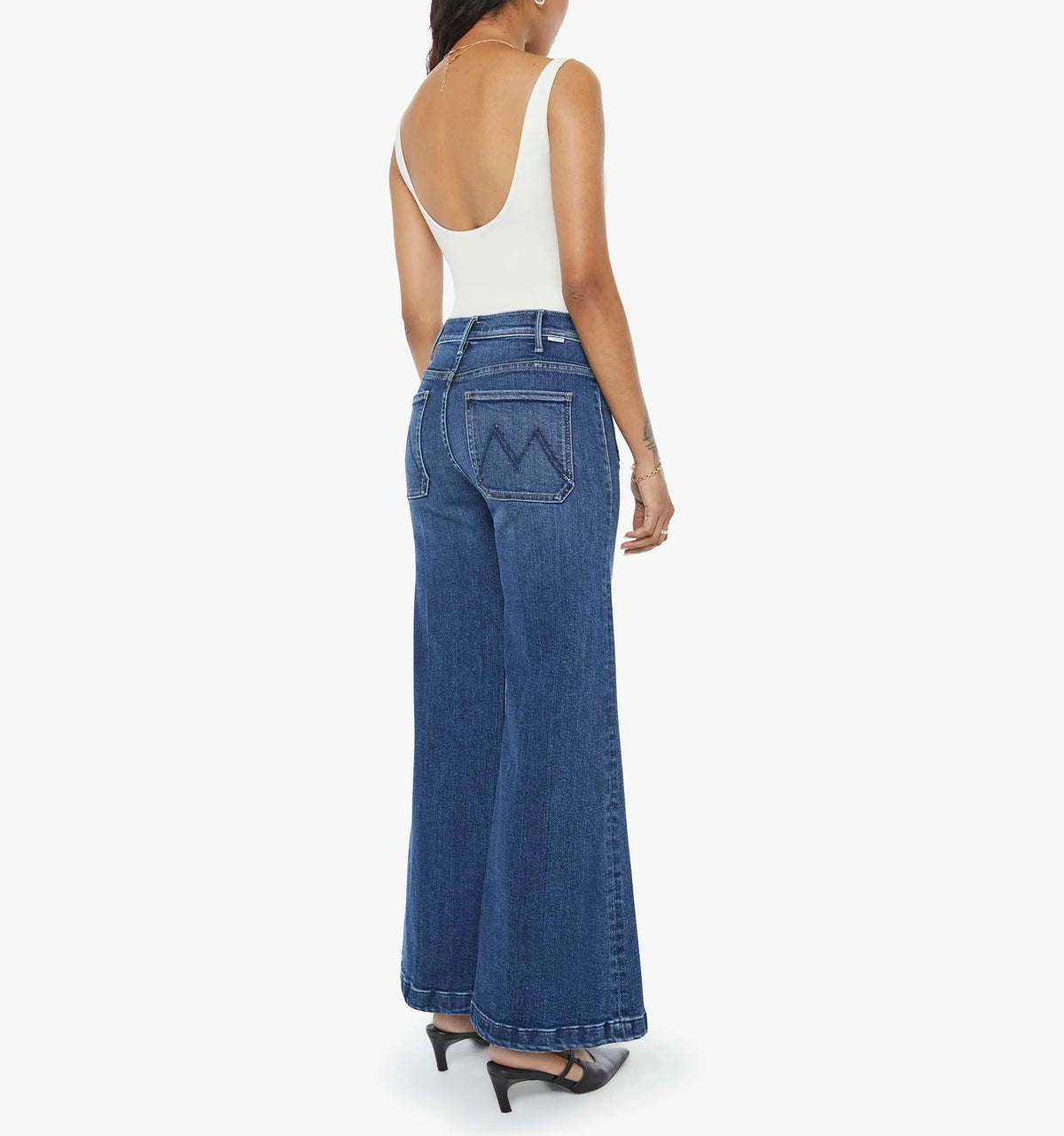 Mother Lil Hustler Roller Patch Skimp Jeans