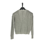 Autumn Cashmere Solid Mesh Cardigan