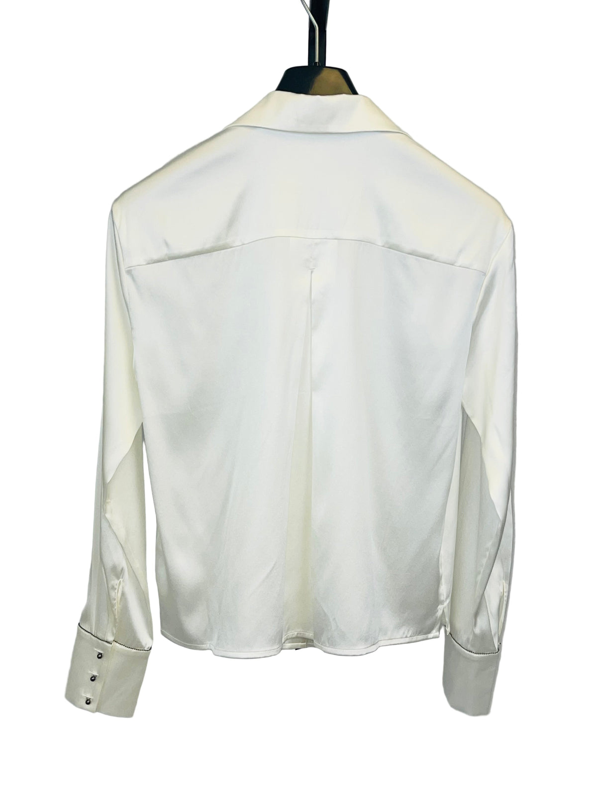 Go Silk Go Top Notch Metal Blouse