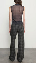 Enza Costa Mesh Sleeveless Twist Top