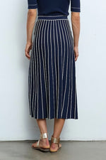 Aldo Martins Plated Knit Midi Skirt