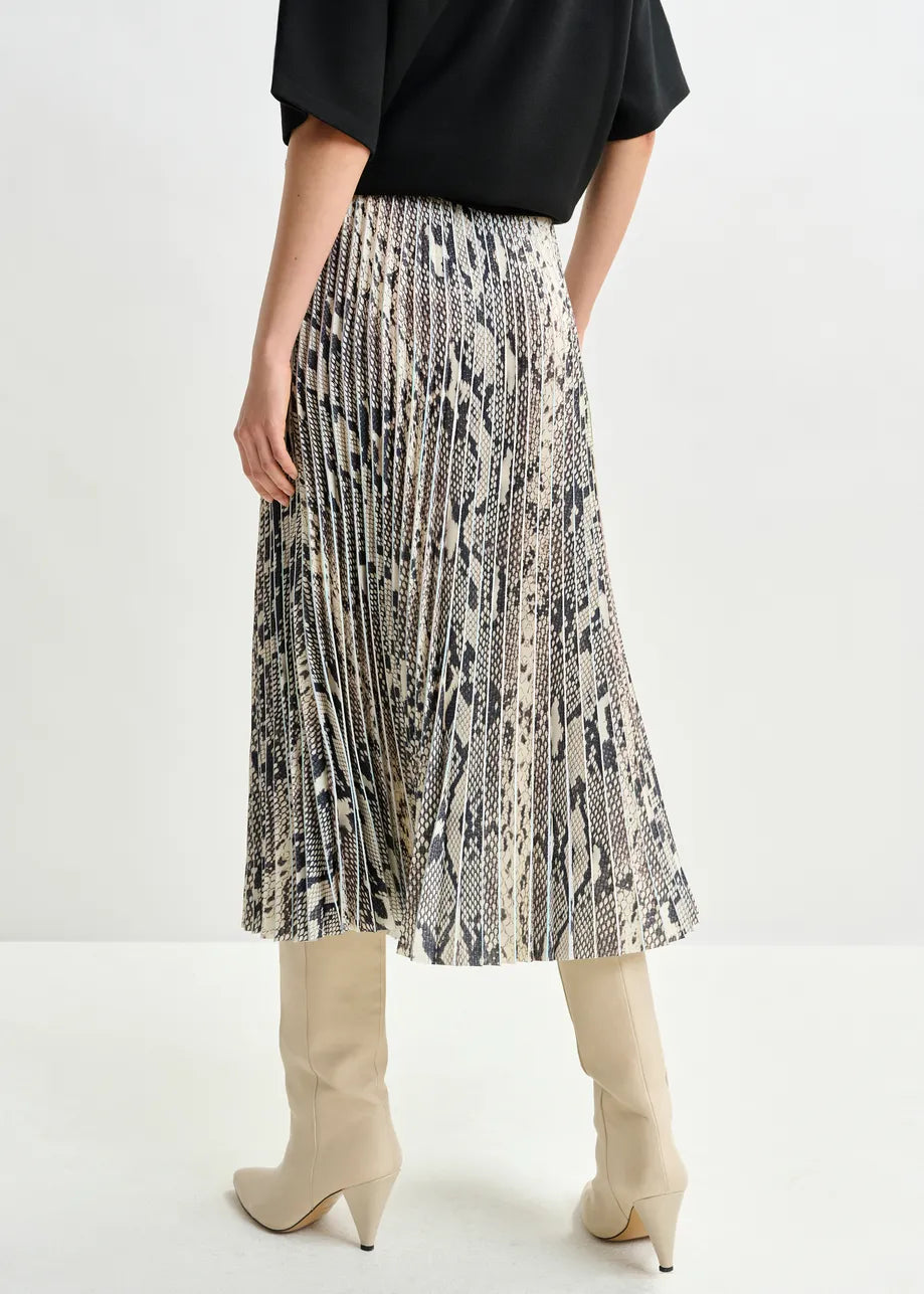 Essentiel Indira Pleated Midi Skirt