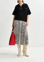 Essentiel Indira Pleated Midi Skirt