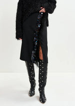 Essentiel Lvil Embellished Feather Skirt