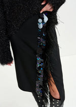 Essentiel Lvil Embellished Feather Skirt
