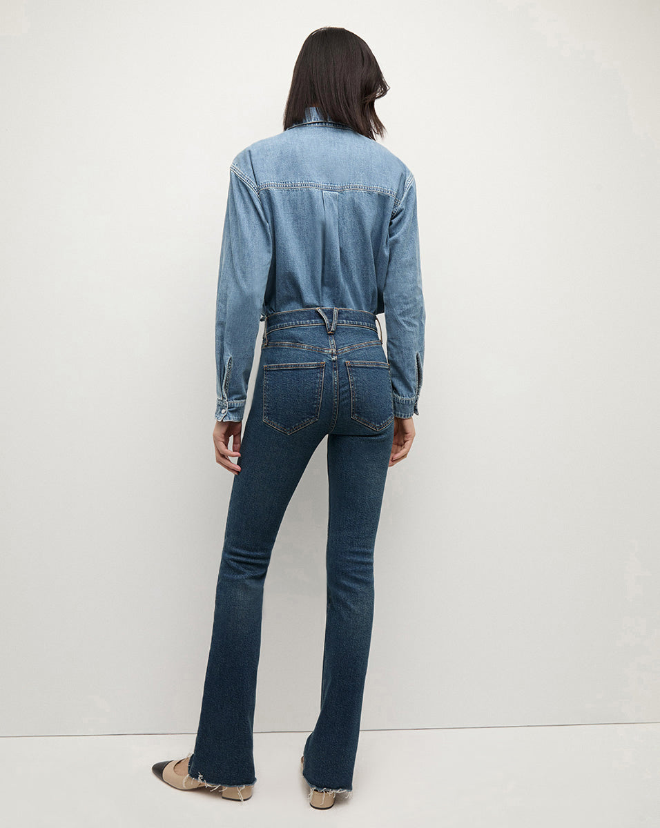 Veronica Beard Cameron Mid Rise Bootcut
