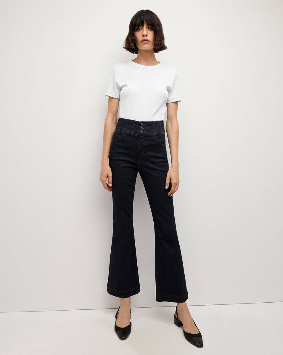 Veronica Beard Carson Ankle Flare Jeans