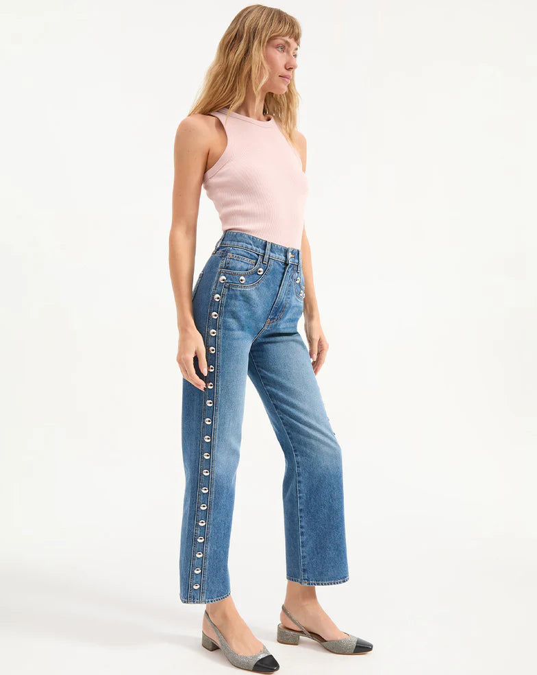 Veronica Beard Dylan Ankle High Rise Jeans