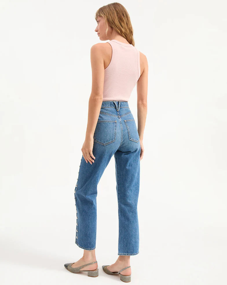 Veronica Beard Dylan Ankle High Rise Jeans