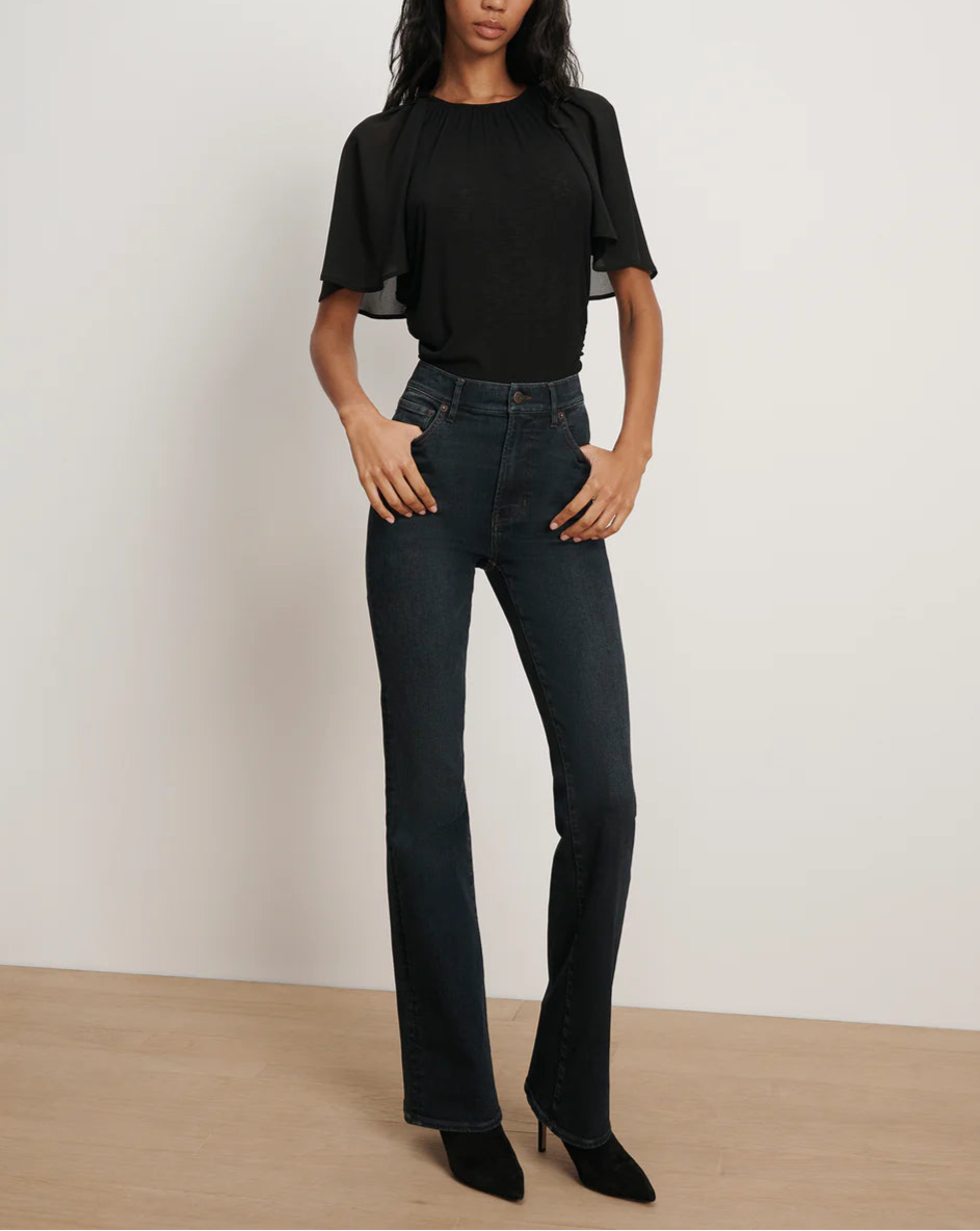 Veronica Beard Arisa Mixed Media Top