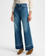 Veronica Beard Taylor High Rise Wide Leg Jeans