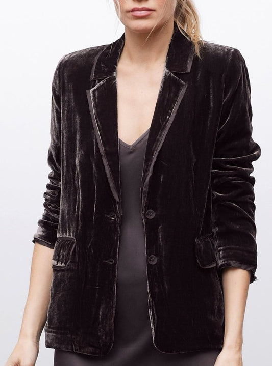 TS Go Silk Go Velvet Boyfriend Jacket