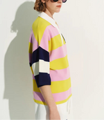 Essentiel Jice Striped Embo Snoopy Polo