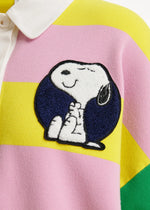 Essentiel Jice Striped Embo Snoopy Polo