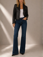 Jakett Tessa Washed Leather Jacket_586J398