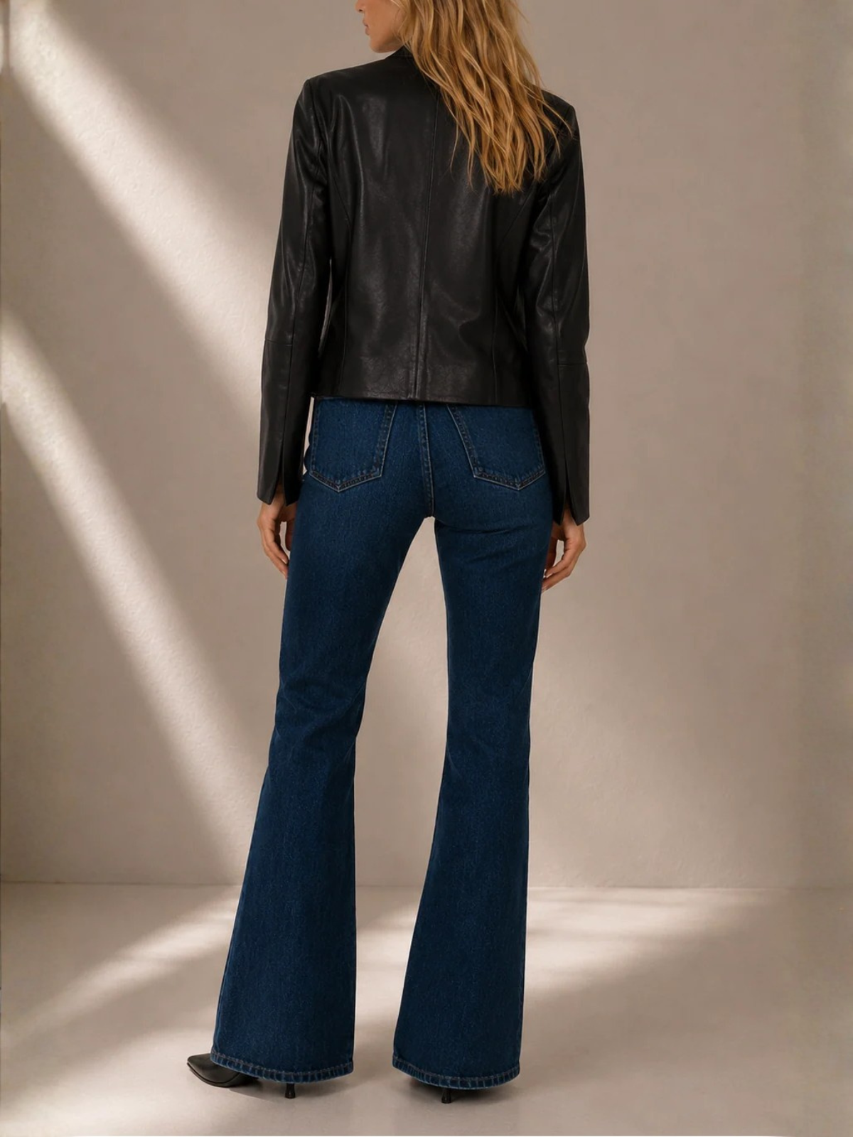 Jakett Tessa Washed Leather Jacket_586J398