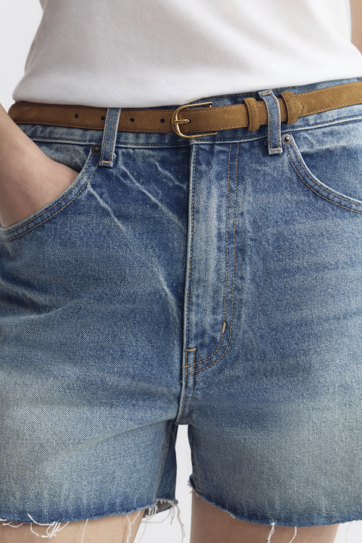 Nili Lotan Jane Suede Belt