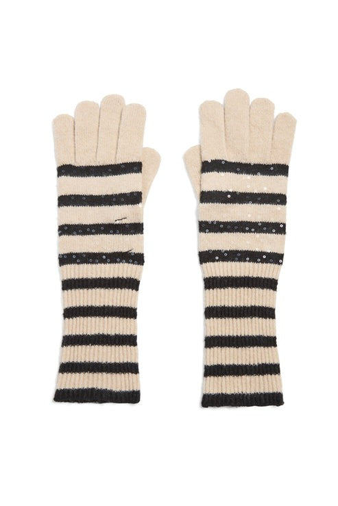 TS Jocelyn Knit Gloves With Sequins