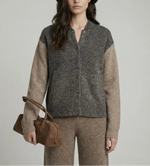 Majestic Ultra Soft Alpaca Bomber Jacket