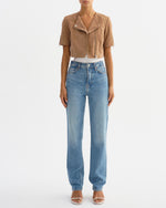 Lamarque Kirsi Suede Cropped Jacket