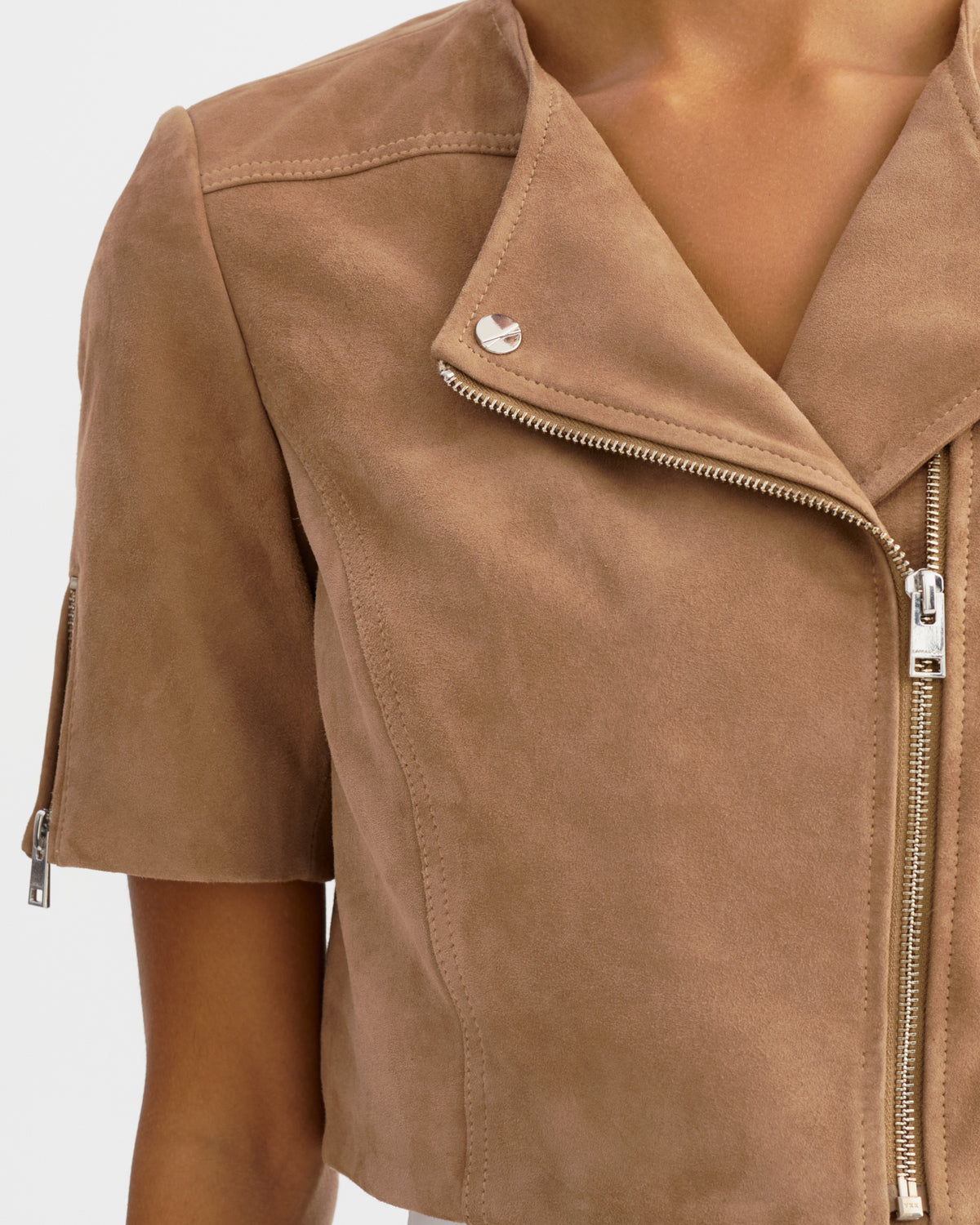 Lamarque Kirsi Suede Cropped Jacket