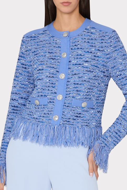 TS Milly Textured Fringe Cardigan