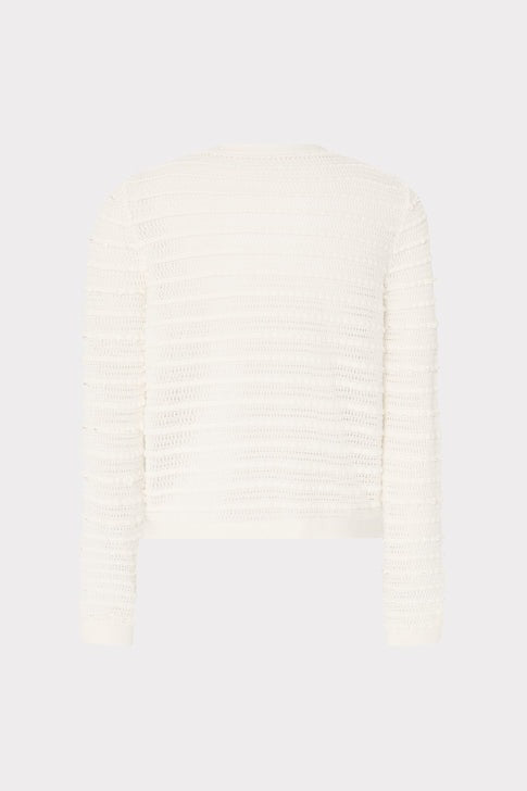 TS Milly Textured Knit Cardigan Jacket