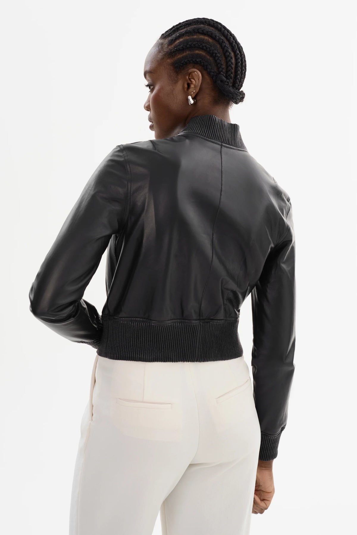 Lamarque Ts Kordella Reversible Leather Bomber Jacket