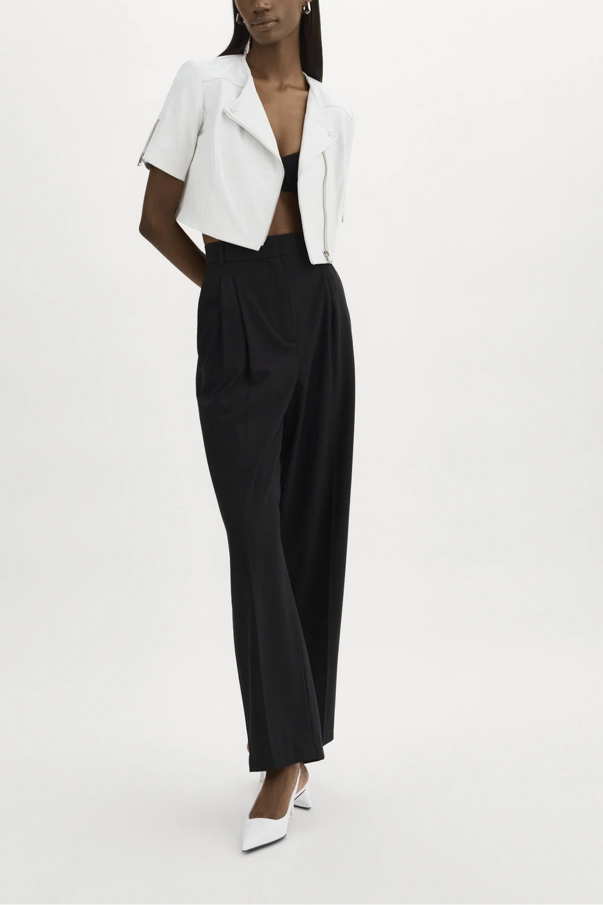 Lamarque TS Kirsi Cropped Biker Jacket