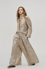 LanhtropySabi Metallic Linen Pants