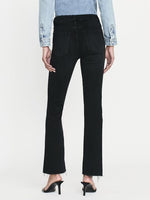 FRAME Le Crop Mini Boot Raw Fray Jeans