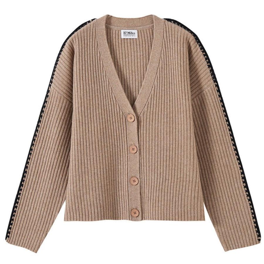 27 Miles Leila Wool Cashmere Cardigan