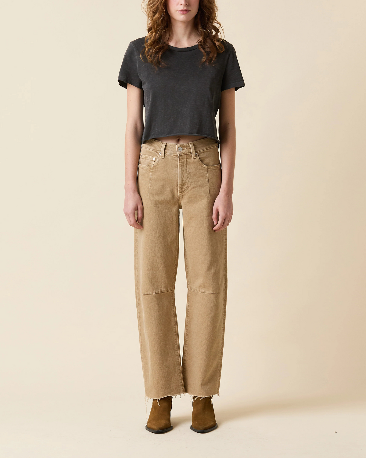 Le Jean Ts Pixie Ankle Fray Jeans