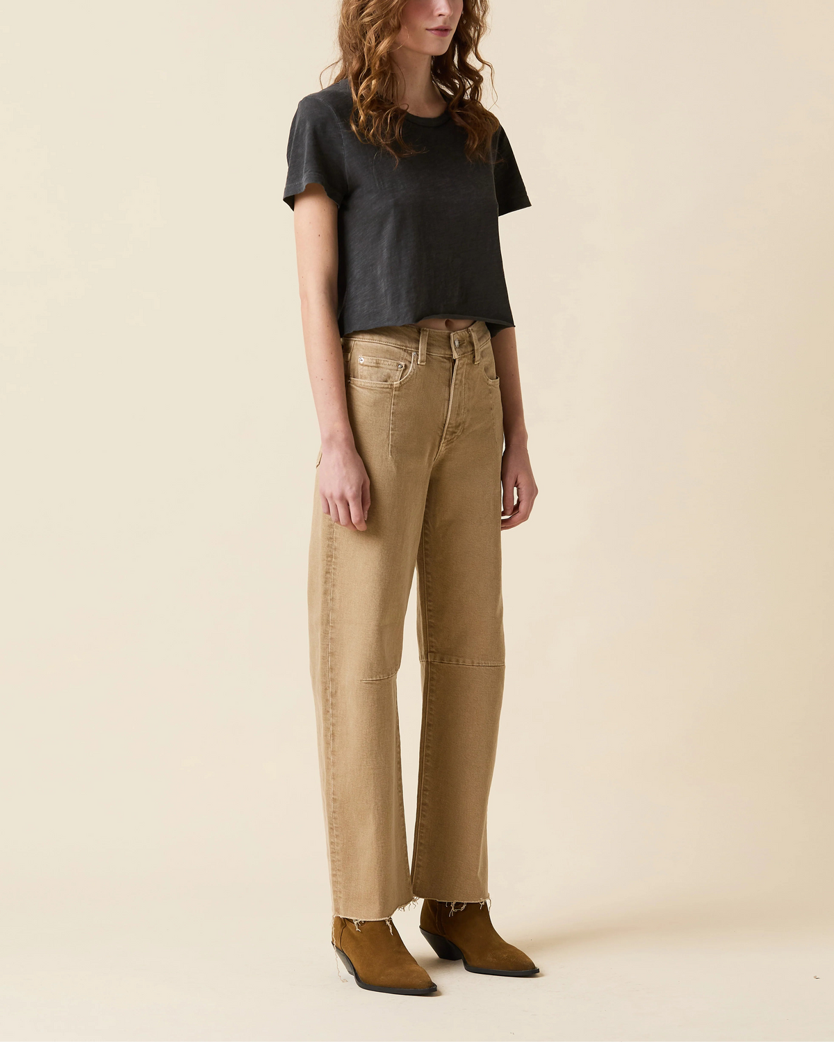 Le Jean Ts Pixie Ankle Fray Jeans