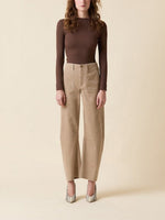 Le Jean Corduroy Utility Soft Barrel Jeans