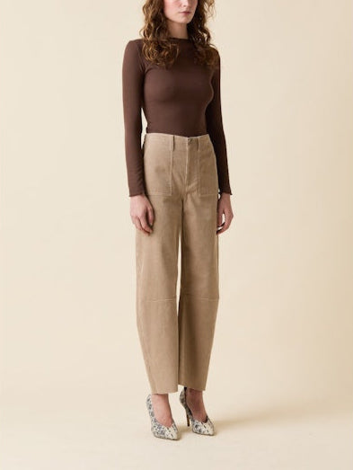 Le Jean Corduroy Utility Soft Barrel Jeans