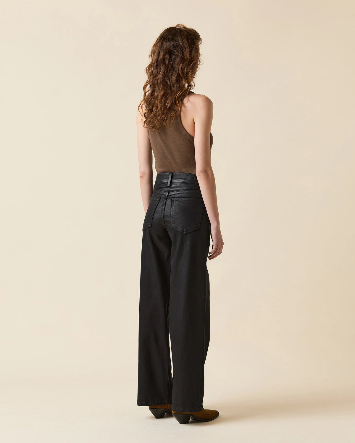 Le Jean Ts Column Coated Jean