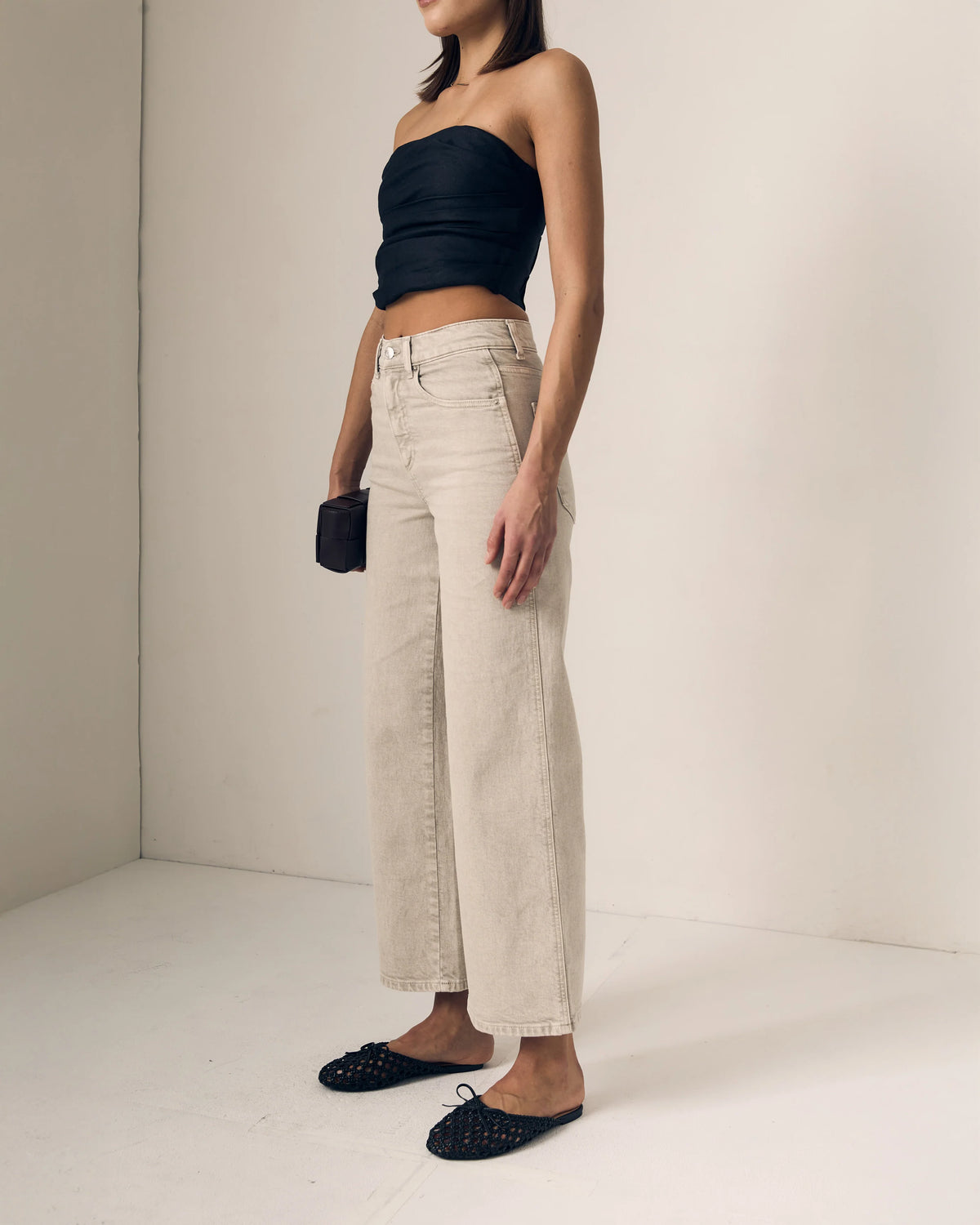 Le Jean Juliette Wide Leg Ankle Jean